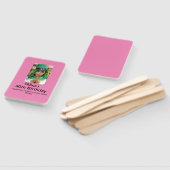 40歳の誕生日の写真パーソナライズされたピンク ハンドファン (組立なし)