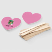 40歳の誕生日の写真パーソナライズされたピンク ハンドファン (組立なし)