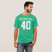 40歳の誕生日の男の子 Tシャツ (正面フル)