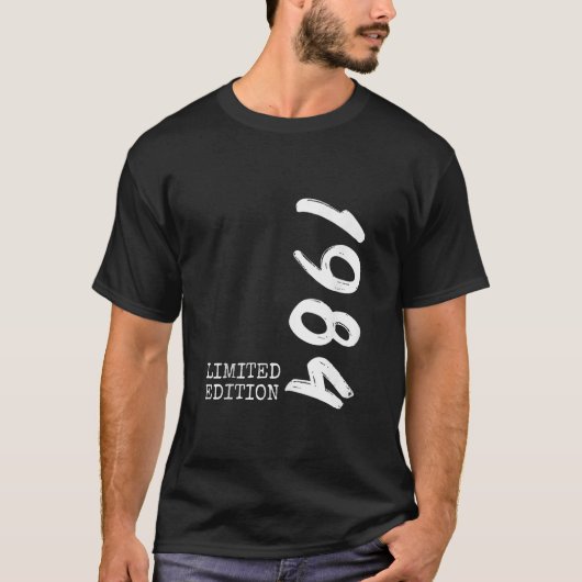 40歳の誕生日の男性の女性40年1984装飾F Tシャツ (正面)