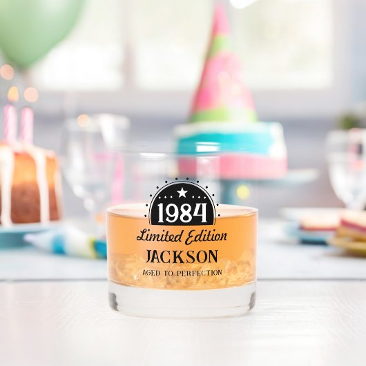 40歳の誕生日の限定1984 ウイスキーグラス (インサイチュ (バースデー))