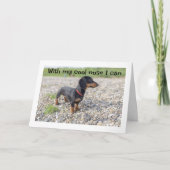 *40歳の誕生日は1マイルの匂いがする遠くに! カード (正面)