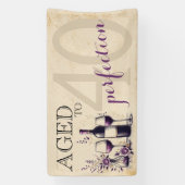 40歳の誕生日まで 横断幕 (縦)