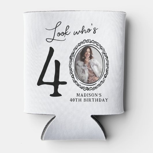 40歳の誕生日を見る 缶クーラー (正面)