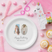 40歳の誕生日カスタムフォト ペーパープレート (パーティー)