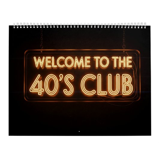 40歳の誕生日カレンダー カレンダー (カバー)