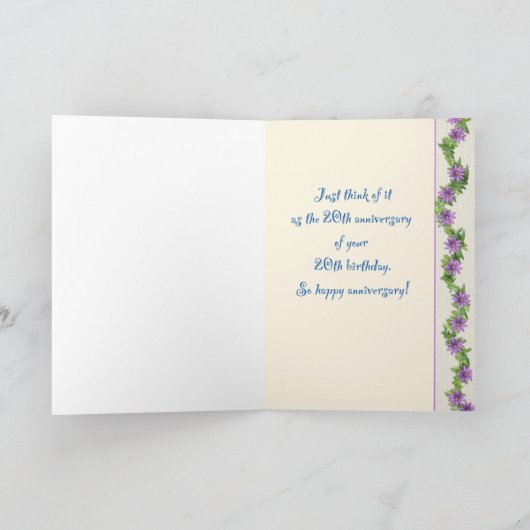 40歳の誕生日カード カード (内部)