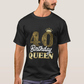 40歳の誕生日ギフトヴィンテージ1983誕生日クイーンCro Tシャツ