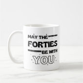 40歳の誕生日ギフト女性1983 40歳マグカップ コーヒーマグカップ (左)