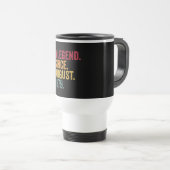 40歳の誕生日ギフト1979年威厳があるメンズおもしろい女子40 トラベルマグ (正面右)