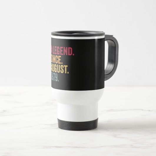 40歳の誕生日ギフト1979年威厳があるメンズおもしろい女子40 トラベルマグ (正面右)