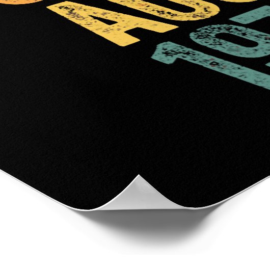 40歳の誕生日ギフト1979年威厳があるメンズおもしろい女子40 ポスター (角)