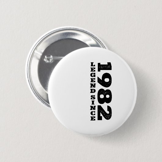 40歳の誕生日ギフト40歳のレトロ伝説 缶バッジ (正面&裏面)