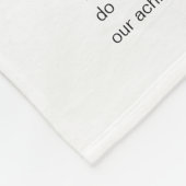 40歳の誕生日コラージュを愛する理由 フリースブランケット (角)