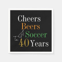 40歳の誕生日サッカー応援ビーズパーティー