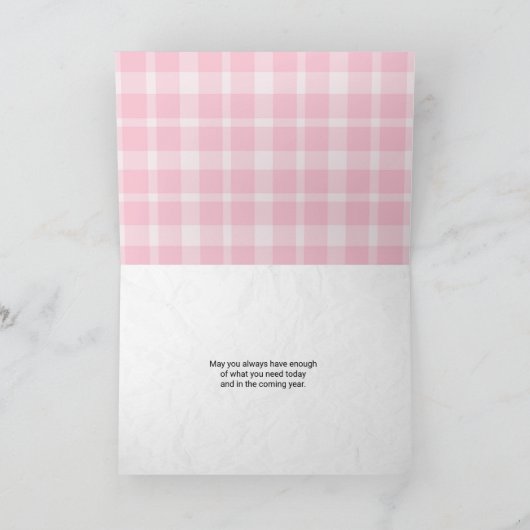 40歳の誕生日トイレ転が紙オン カード (内部)