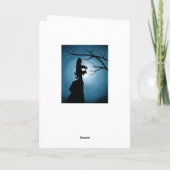 40歳の誕生日バイオリン奏者 カード (裏面)