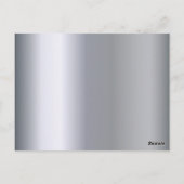 40歳の誕生日バラ金ゴールドグリッターの招待 ポストカード (裏面)