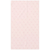 40歳の誕生日バラ金ゴールドピンクhello4文字 テーブルクロス (正面)