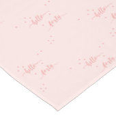 40歳の誕生日バラ金ゴールド赤面ピンクこんにちは40歳 ショートテーブルランナー (コーナー)