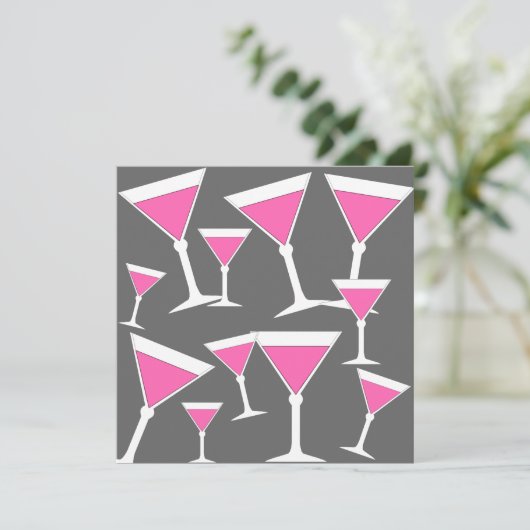 40歳の誕生日パーティの招待状 招待状 (スタンド正面)