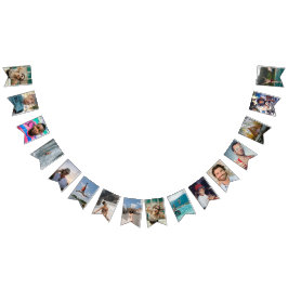 40歳の誕生日パーティーおもしろい16フォトバナーカスタム バンティングフラッグ