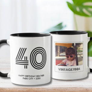 40歳の誕生日パーティーのお気に入りヴィンテージ年マグ マグカップ