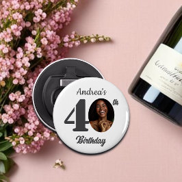 40歳の誕生日パーティーの写真ギフト 栓抜き