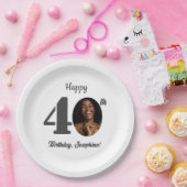 40歳の誕生日パーティーの写真 ペーパープレート (パーティー)