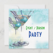 40歳の誕生日パーティーを大幅にカスタマイズします 招待状 (正面)