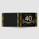 40歳の誕生日パーティーゲストブック ゲストブック (全面)