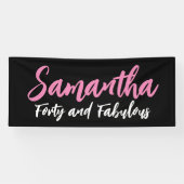 40歳の誕生日パーティーデコール美学誕生日 横断幕 (横)