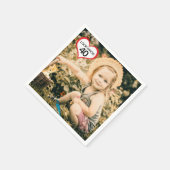 40歳の誕生日パーティーナプキンスと写真 スタンダードカクテルナプキン (角)