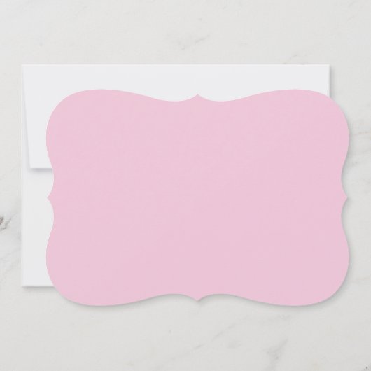 40歳の誕生日パーティーピンクグリッター 招待状 (裏面)