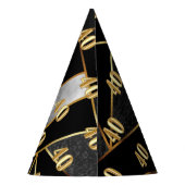 40歳の誕生日パーティー帽 パーティーハット (裏面)