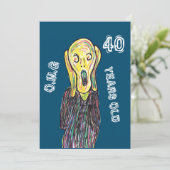 40歳の誕生日パーティー招待状40年 招待状 (スタンド正面)