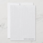 40歳の誕生日パーティー招待状 - オーダーメイド 招待状 (裏面)