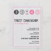 40歳の誕生日パーティー招待状 - オーダーメイド 招待状 (正面/裏面)