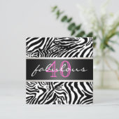 40歳の誕生日パーティー招待状 招待状 (スタンド正面)