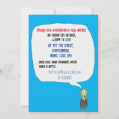 40歳の誕生日パーティー招待状 40年 招待状 (裏面)