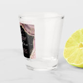 40歳の誕生日パーティー石と金ゴールドショットグラス ショットグラス (右)