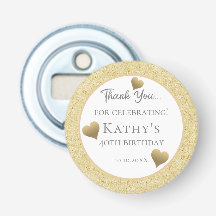 40歳の誕生日パーティー金ゴールドハート