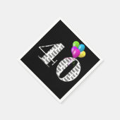 40歳の誕生日パーティー風船 スタンダードカクテルナプキン (角)