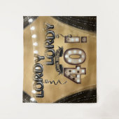 40歳の誕生日パーティー風船 タペストリー (正面)