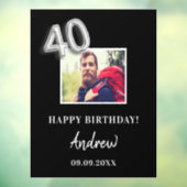 40歳の誕生日パーティー黒人写真名ガイ ウィンドウサイン (シート3)