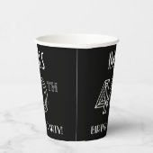 40歳の誕生日パーティー:アールデコスタイル+名前をカスタムする 紙コップ (右)