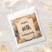 40歳の誕生日パーティー フェイバーバッグ (クリップ留めされた状態)