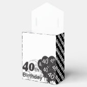 40歳の誕生日パーティー フェイバーボックス (オープン)