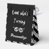 40歳の誕生日パーティー フェイバーボックス (裏面サイド)