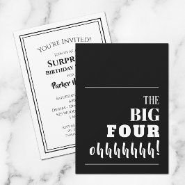 40歳の誕生日パーティー 招待状
